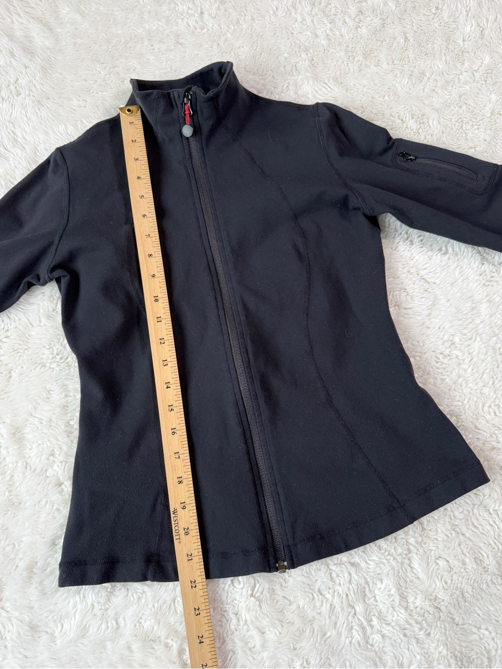 Lululemon Woman Black Define Zip-Up Jacket Sweater US6 Athleisure Activewear - Picture 4 of 7